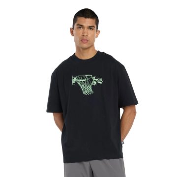 Camisa Deportiva New Balance Original Hoop Negro Hombre