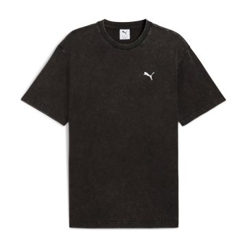 Camisa Deportiva Puma Ess Elevated Relaxed Wash Negro Hombre