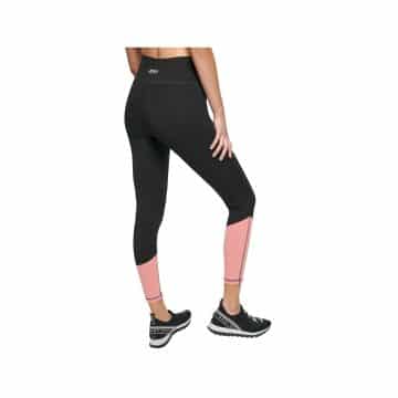 Alternative view of Leggin Casual Dkny Negro Con Rosa Para Mujer