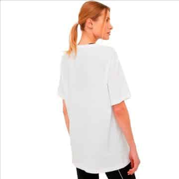 Alternative view of Blusa Dkny Para Mujer Wht Blanco Casual Con Algodón Moda