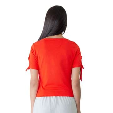 Alternative view of Blusa Zes Dkny para Dama Naranja