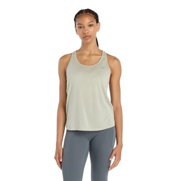 Camisa Deportiva New Balance Athletics Tank Verde Para Mujer