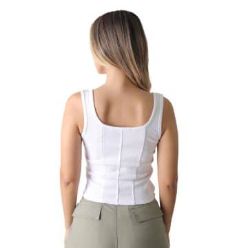 Alternative view of Camiseta Top Bang Dkny Blanco para Mujer