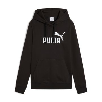 Hoodie Deportivo Puma Original Ess N1 Logo Negro Para Mujer