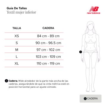 Alternative view of Legging Marca New Balance Harmony Pocket Original Lila Mujer