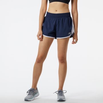 Pantaloneta Marca New Balance Original Accelerate Azul Mujer