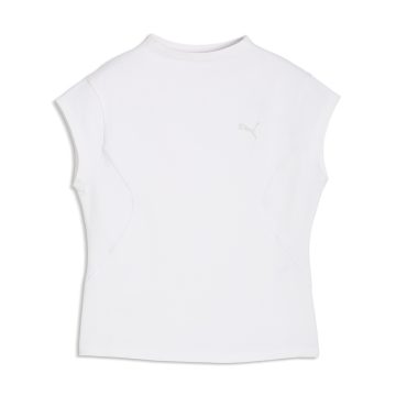 Camisa Deportiva Puma Originals Tech Sense Blanco Para Mujer