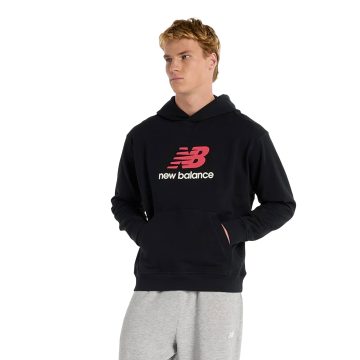 Hoodie New Balance Athletics French Terry Negro Para Hombres