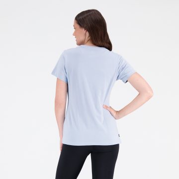 Alternative view of Camiseta New Balance Original Ess Reimagined Azul Para Mujer