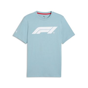 Camisa Deportiva Puma Original F1 Ess Logo Azul Para Hombres