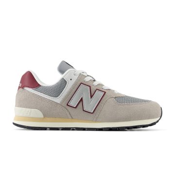 Tenis Deportivos New Balance Grade School 574 Gris Para Niño