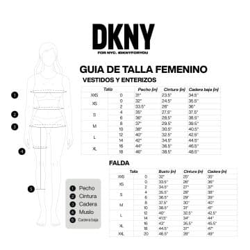 Alternative view of Vestido casual Dkny  para Mujer Blanco