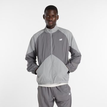 Chaqueta New Balance Originals Sport Legacy Gris Para Hombre