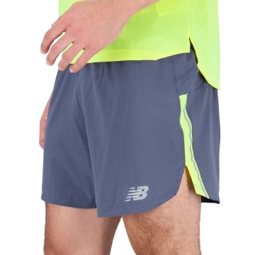 Pantaloneta New Balance Original Impact Run Gris Para Hombre