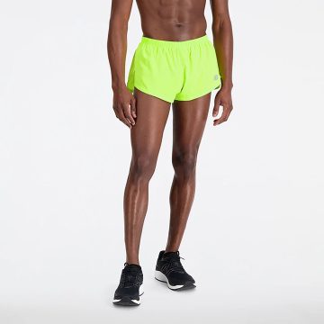 Pantaloneta New Balance Accelerate 3 Split Verde Para Hombre