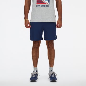 Pantaloneta New Balance Original Essentials Azul Para Hombre