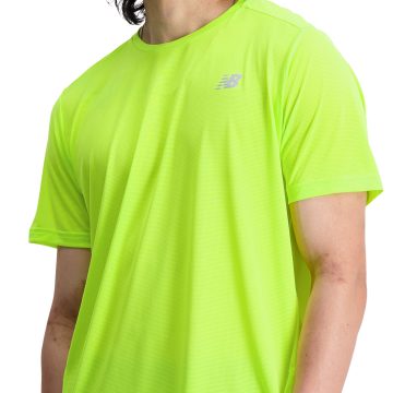 Alternative view of Camisa Deportiva New Balance Accelerate Verde Para Hombre