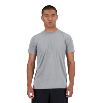 Camisa Deportiva New Balance Original Essentials Gris Hombre