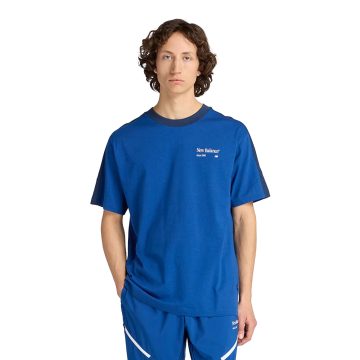 Camisa Deportiva New Balance Originales Graphics Azul Hombre