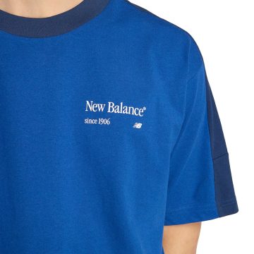 Alternative view of Camisa Deportiva New Balance Originales Graphics Azul Hombre