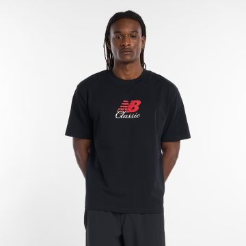 Camisa Deportiva New Balance Hoop Classic Graph Negro Hombre