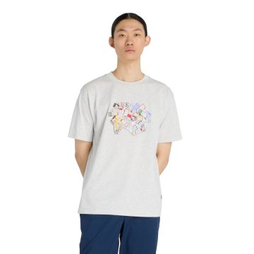 Camisa Deportiva New Balance Originals Athletics Gris Hombre