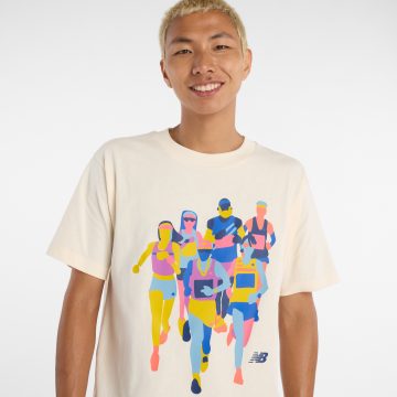 Alternative view of Camisa Deportiva New Balance Original Athletics Beige Hombre