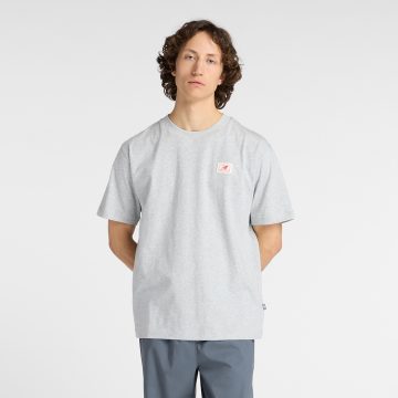 Camisa Deportiva New Balance Original WovenLabel Gris Hombre