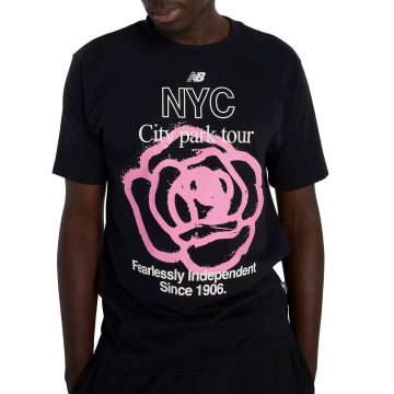 Alternative view of Camisa Deportiva New Balance Originals Graphics Negro Hombre