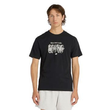 Camisa Deportiva New Balance Originals Graphics Negro Hombre