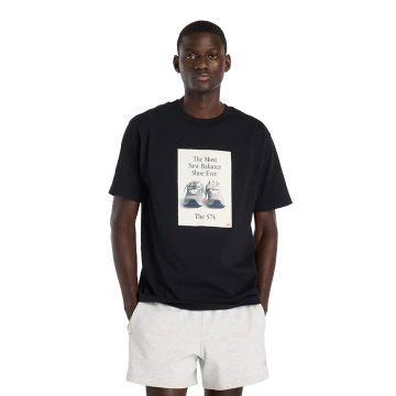 Camisa Deportiva New Balance Originals Graphics Negro Hombre