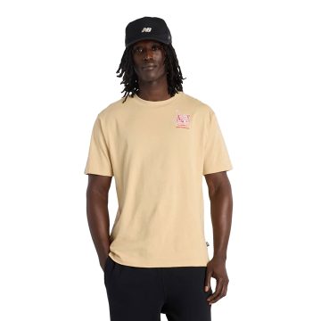 Camisa Deportiva New Balance Originales Graphics Café Hombre