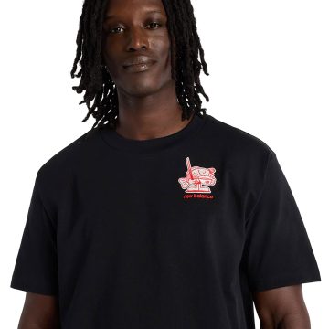 Camisa Deportiva New Balance Original Graphics Negro Hombres