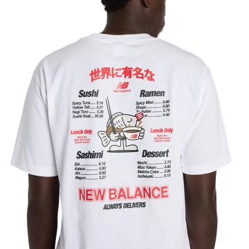Alternative view of Camisa Deportiva New Balance Original Graphics Blanco Hombre