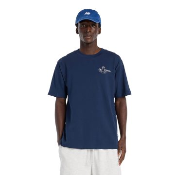 Camisa Deportiva New Balance Originales Graphics Azul Hombre