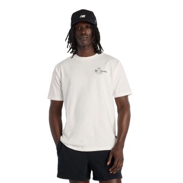 Camisa Deportiva New Balance Original Graphics Blanco Hombre