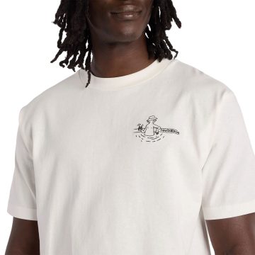 Alternative view of Camisa Deportiva New Balance Original Graphics Blanco Hombre