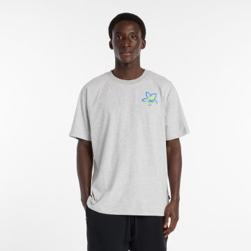 Camisa Deportiva New Balance Original BostonCity Gris Hombre