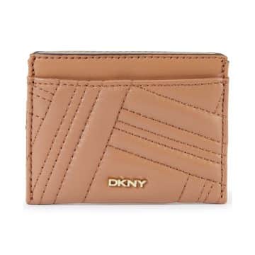 Tarjetero Cuero DKNY Café para Mujer