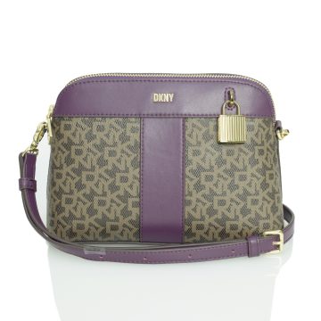 Bolso Casual DKNY Original Morado Para Mujer