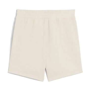 Alternative view of Short Deportivo Marca Puma High-Waist Original Blanco Mujer