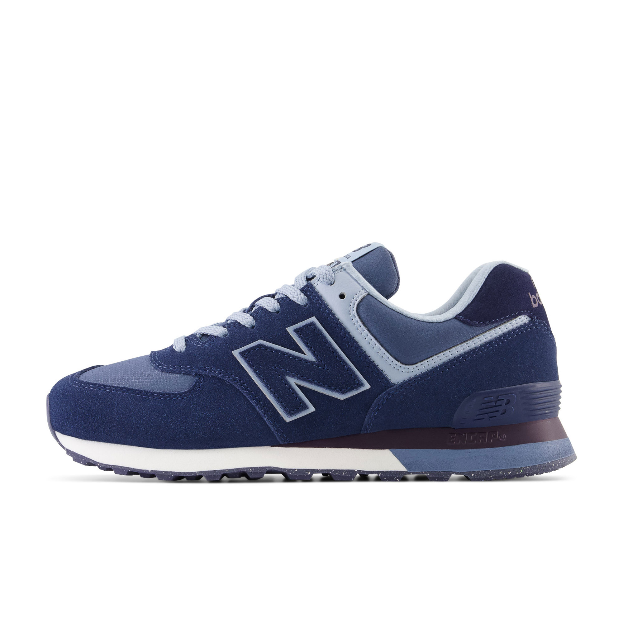 Tenis Marca New Balance 574 Hombre Azul Deportivo Original RunwayShop