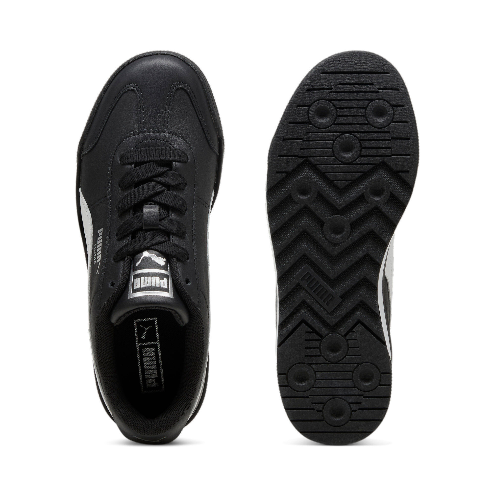 Tenis Marca Puma Roma Feminine Wns Negro Zapatillas Mujer RunwayShop