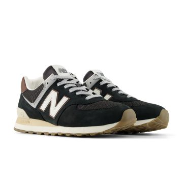 Alternative view of Tenis Deportivo NewBalance Original Sneaker 574 Negro Unisex