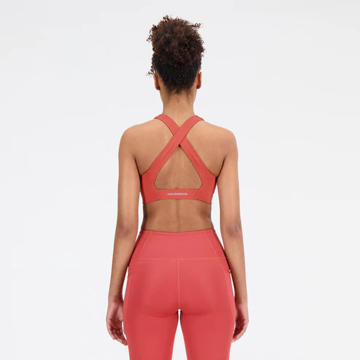 Alternative view of Top New Balance Original Fuel Bra DRYx Naranja Para Mujer