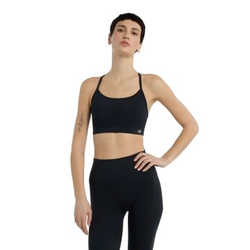 Top Deportivo New Balance Original Ess Yoga Negro Para Mujer