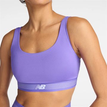 Top Deportivo New Balance Original A-C Train Lila Para Mujer