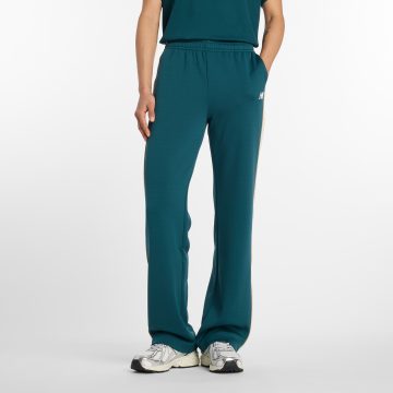 Pantalon Deportivo NewBalance Original Interlock Verde Mujer