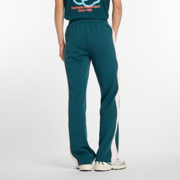 Alternative view of Pantalon Deportivo NewBalance Original Interlock Verde Mujer