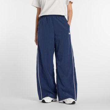 Pantalon Deportivos New Balance Originales Legacy Azul Mujer